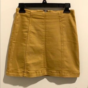 Free People Gold Fields Skirt